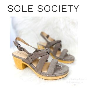 Sole Society Mariel Clog Sandals